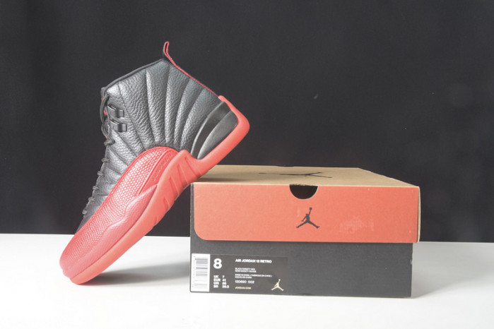 AIR JORDAN 12 “FLU GAME” Black/Varsity Red mens 130690-002