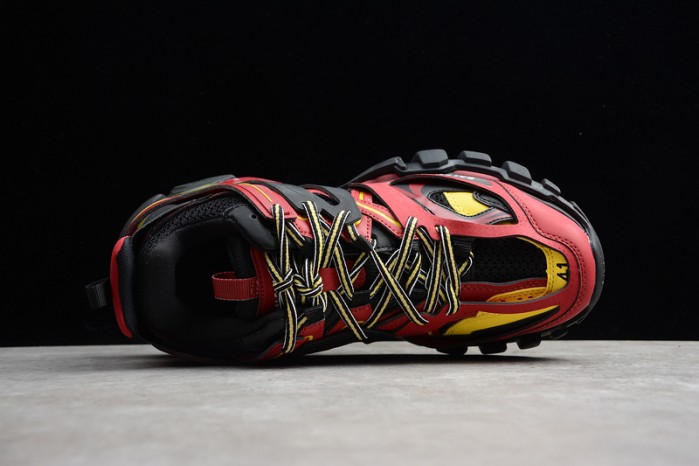 BL SNEAKER TESS.S.GOMMA BLACK RED 542023 W1GB9