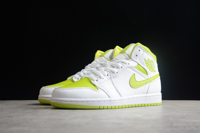 AIR JORDAN 1 MID "White Lime" BQ6472-131