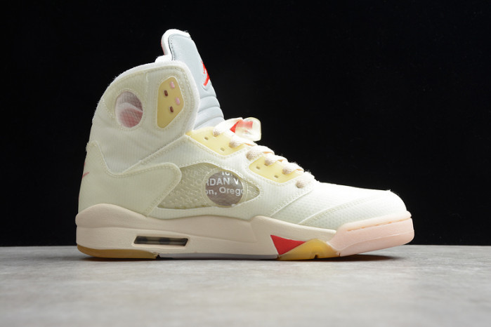 OW Air Jordan 5 SP cream white CT8480-002