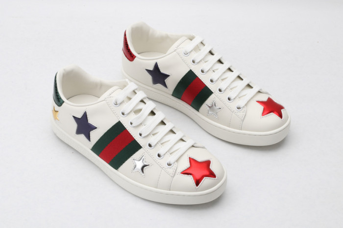GC Ace Embroidered Low-Top Sneaker WITH COLORFUL STARS 431942-A38G1