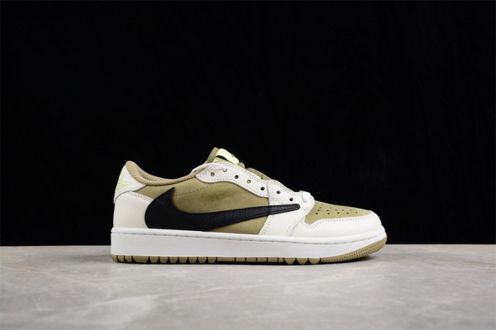Jordan 1 Retro Low Golf Travis Scott Neutral Olive FZ3124-200