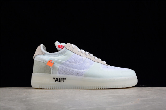 NIKE AIR FORCE 1 LOW OW All White AO4606-100