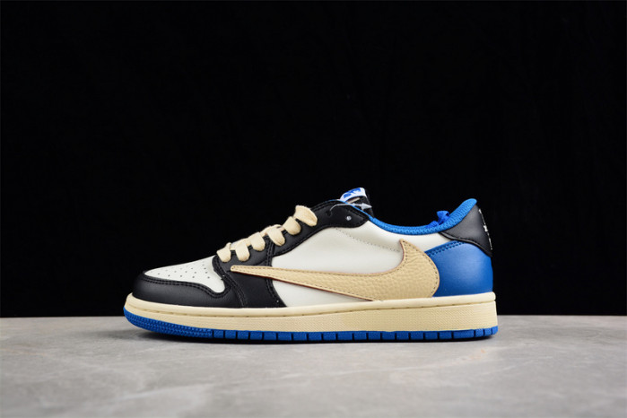 TRAVIS SCOTT X FRAGMENT X AIR JORDAN 1 LOW OG DM7866-140