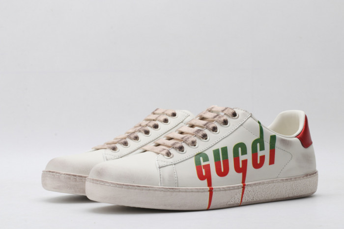 GC ACE EMBROIDERED LOW-TOP SNEAKER WITH LOGO