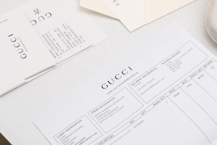 GC ACE EMBROIDERED LOW-TOP SNEAKER WITH LOGO