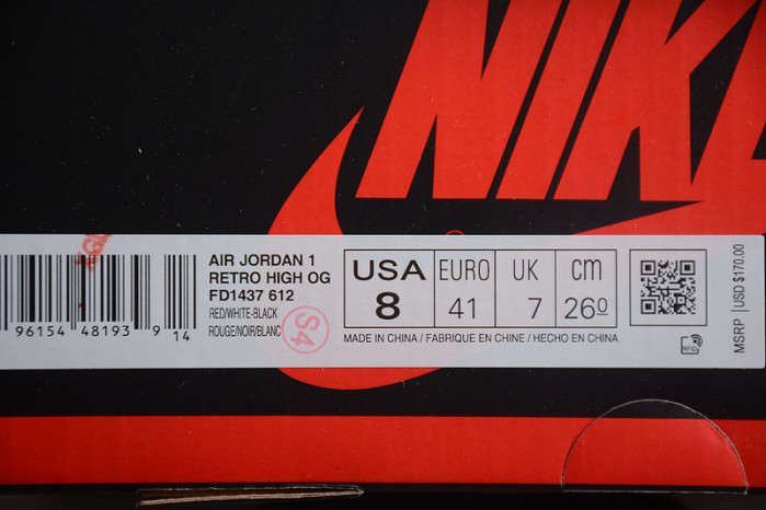 AIR JORDAN 1 HIGH OG “LOST & FOUND” DZ5485-612