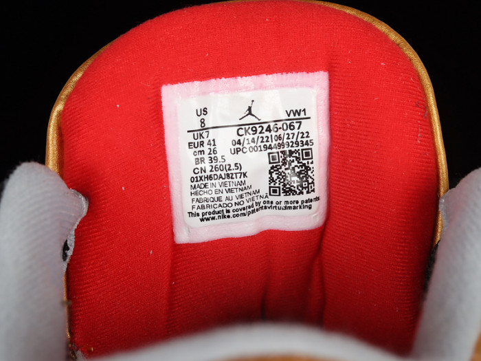 Air Jordan 3 retro “Black Gold” CK9246-067