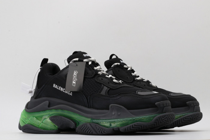 BL TRIPLE S TRAINERS CLEAR SOLE BLUE ADN RED 541624 W09O1 3861