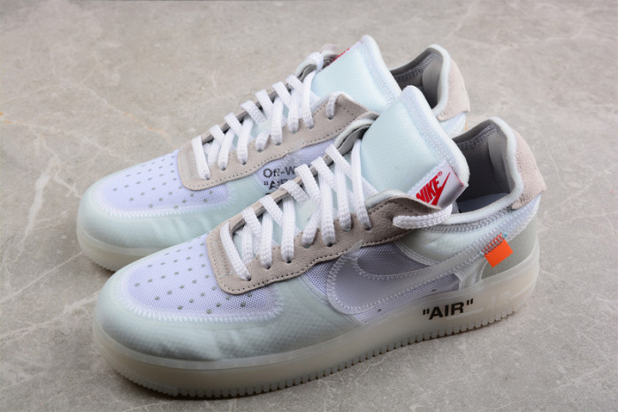 NIKE AIR FORCE 1 LOW OW All White AO4606-100