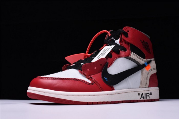 OW Air Jordan 1 Retro Chicago The Ten AA3834-101