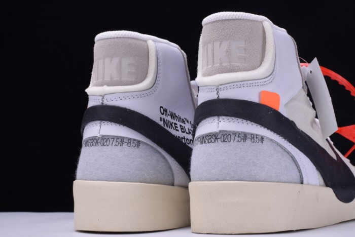 OW x Nike Blazer MID THE TEN 10 Virgil Abloh AA3832-100