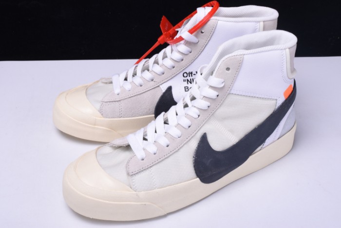 OW x Nike Blazer MID THE TEN 10 Virgil Abloh AA3832-100